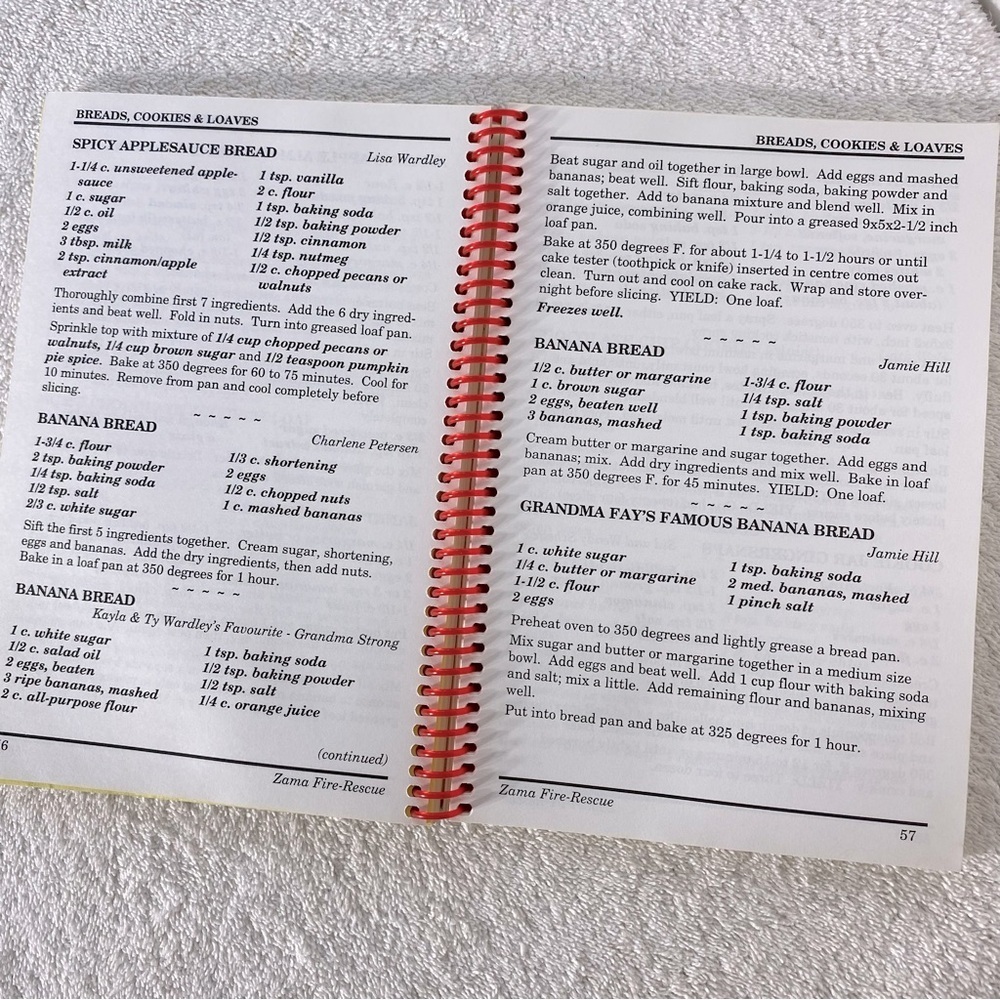 5/$35 Vintage 1999 Firehouse Favourites Zama Fire & Rescue Cookbook - Picture 9 of 14